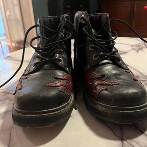 Harley Davidson men’s motorcycle boots lace up size 9 1/2